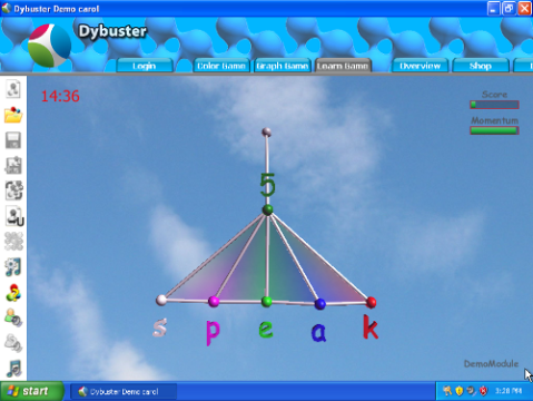 Dyslexia treatment software by Dybuster